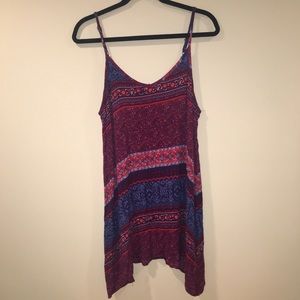 Patterned shift dress